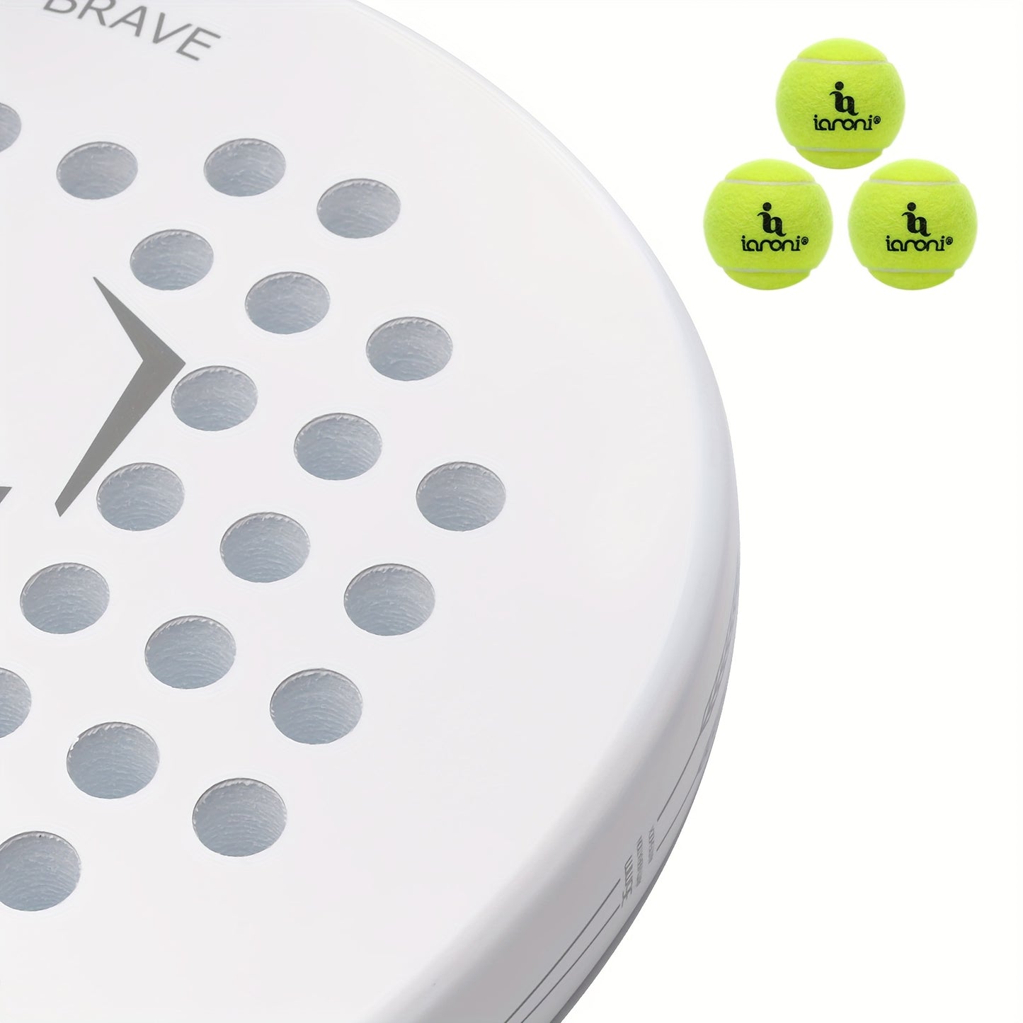 SPORT14 - Racchetta da padel professionale in fibra di carbonio