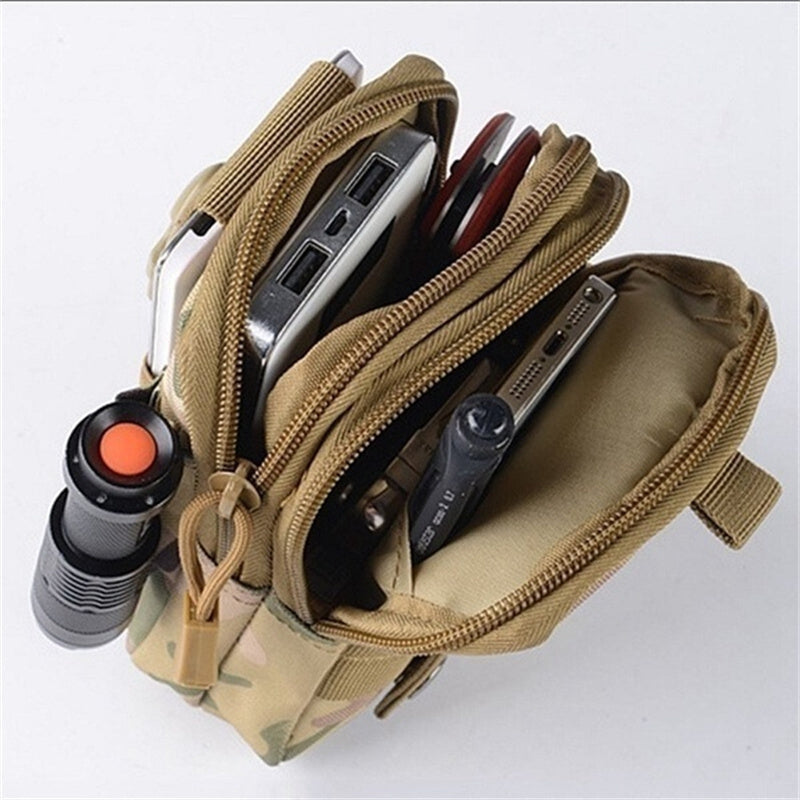 M05 - Marsupio tessuto Oxford di alta qualità, spallacci regolabili, tasche multiple