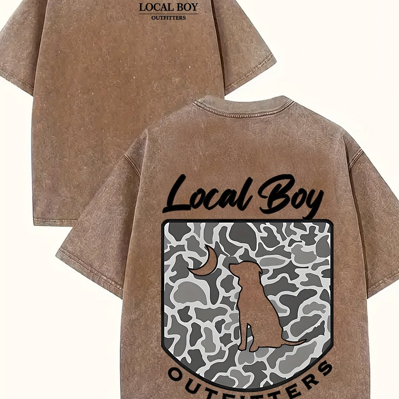 TSHIRT15 - Crew neck T-shirt with double-sided print