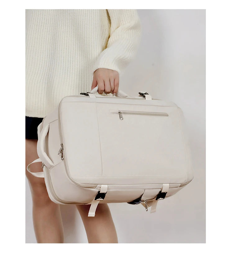 A07 - Large Capacity Waterproof USB Charging Backpack Business Travel Laptop Bag