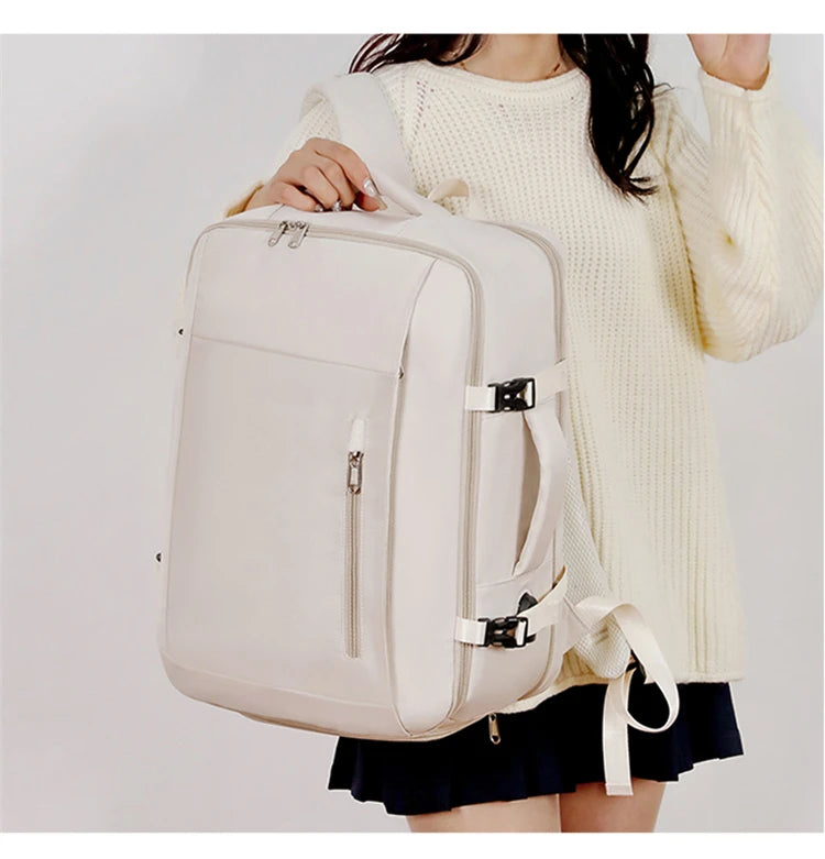 A07 - Large Capacity Waterproof USB Charging Backpack Business Travel Laptop Bag