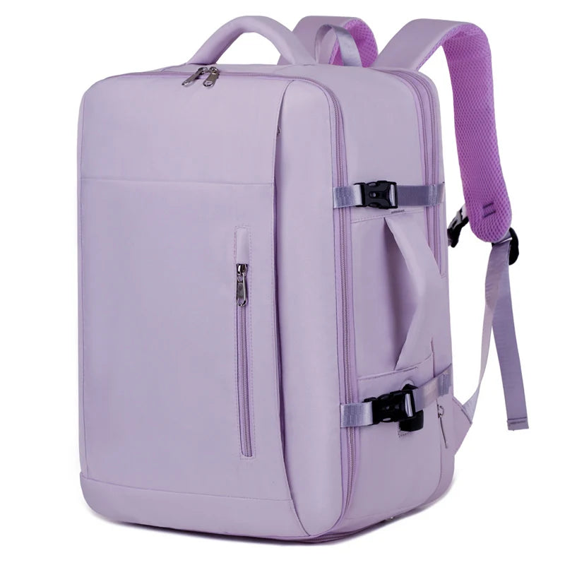 A07 - Large Capacity Waterproof USB Charging Backpack Business Travel Laptop Bag