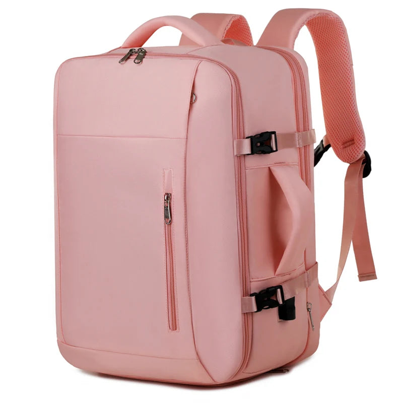 A07 - Large Capacity Waterproof USB Charging Backpack Business Travel Laptop Bag