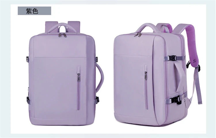 A07 - Large Capacity Waterproof USB Charging Backpack Business Travel Laptop Bag
