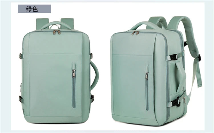 A07 - Large Capacity Waterproof USB Charging Backpack Business Travel Laptop Bag