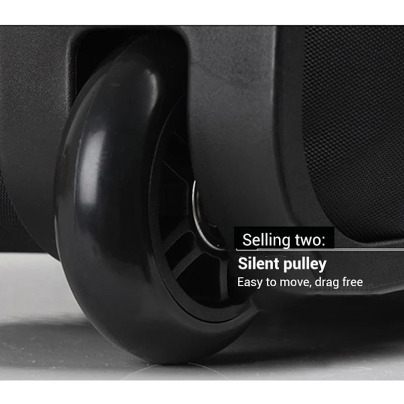 A19 - Foldable Luggage Bag Travel Duffle Trolley bag Rolling Suitcase