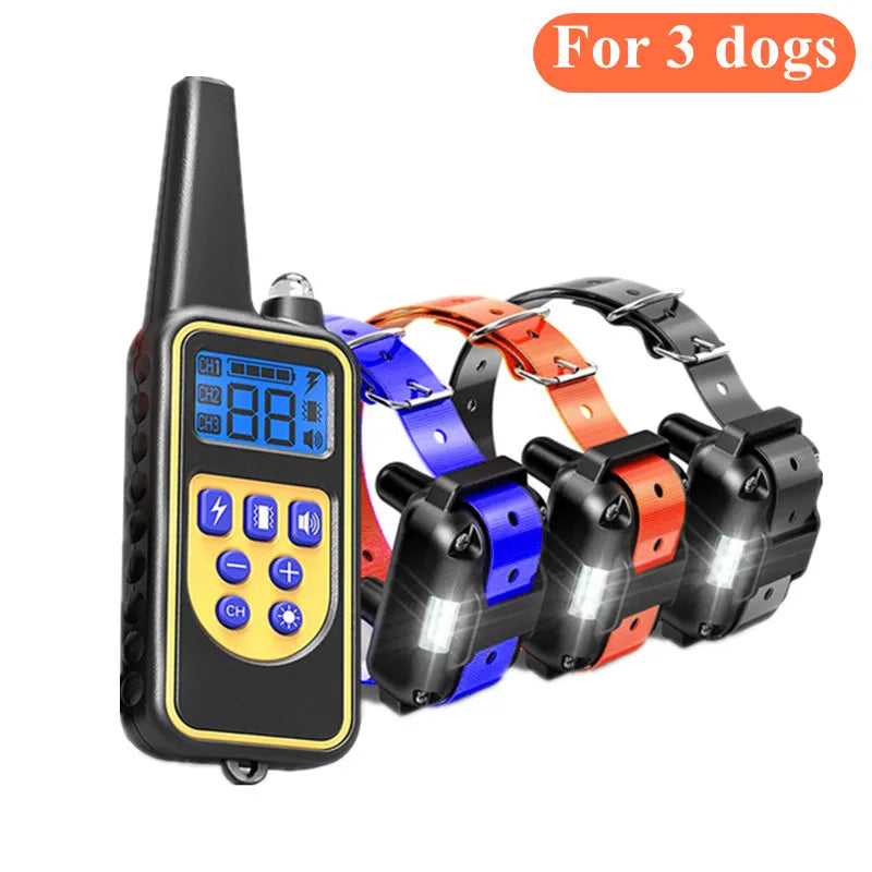 P00 - Electric Dog Training Collar Waterproof Dog Bark Collar