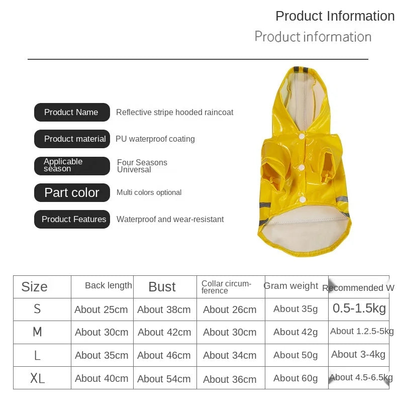 P12 - Dog Clothes, Waterproof Jackets