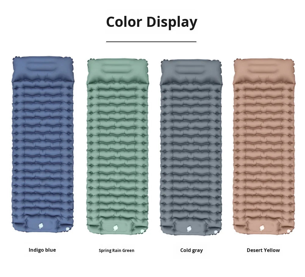 GONF03 - Materassino da campeggio gonfiabile per esterni, leggero, portatile e impermeabile