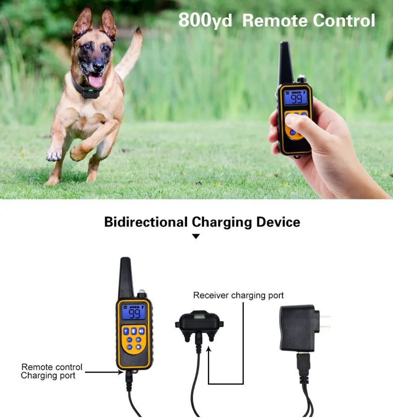 P00 - Electric Dog Training Collar Waterproof Dog Bark Collar