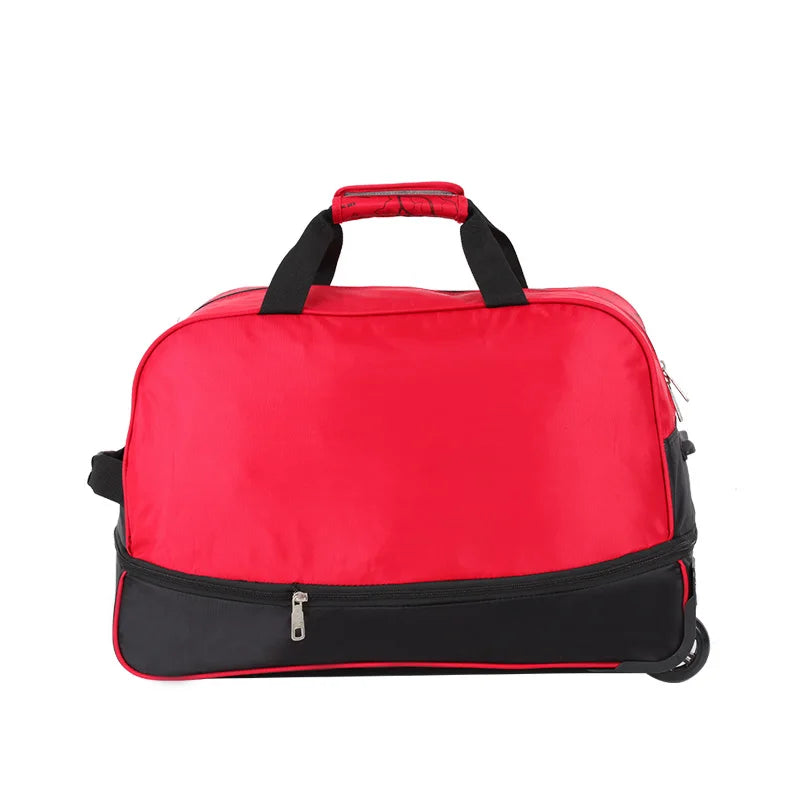 A19 - Foldable Luggage Bag Travel Duffle Trolley bag Rolling Suitcase