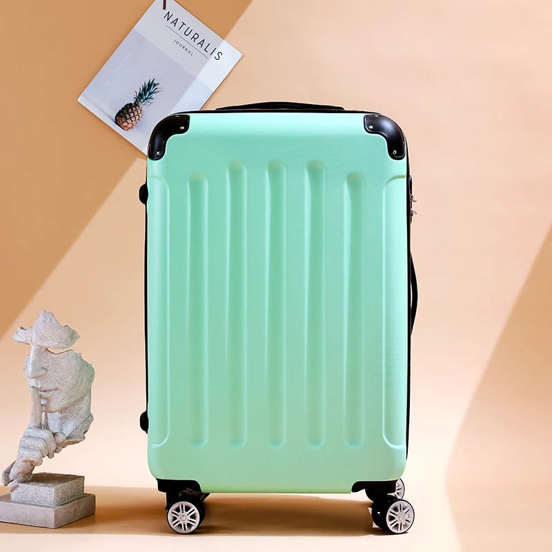 A01 - ABS Set of Suitcases Travelling Bags Luggage Trolley