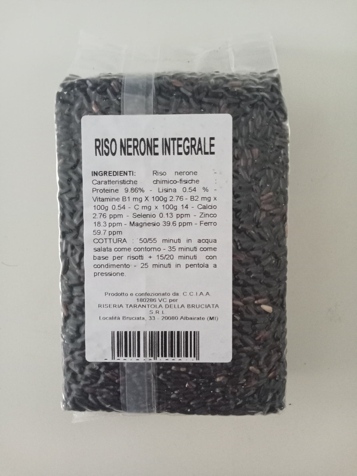 RISO NERONE INTEGRALE 500gr