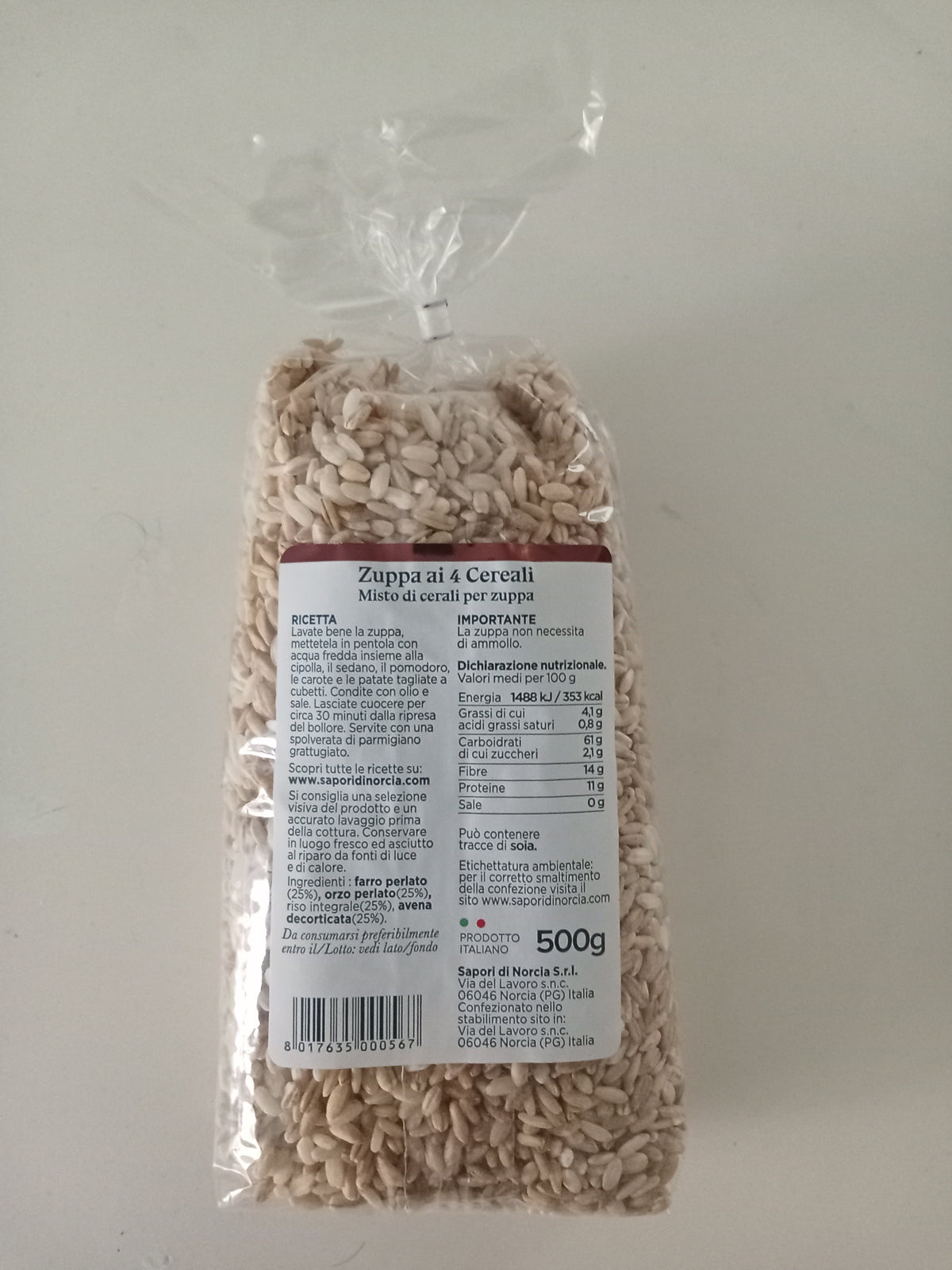ZUPPA AI 4 CEREALI 500gr