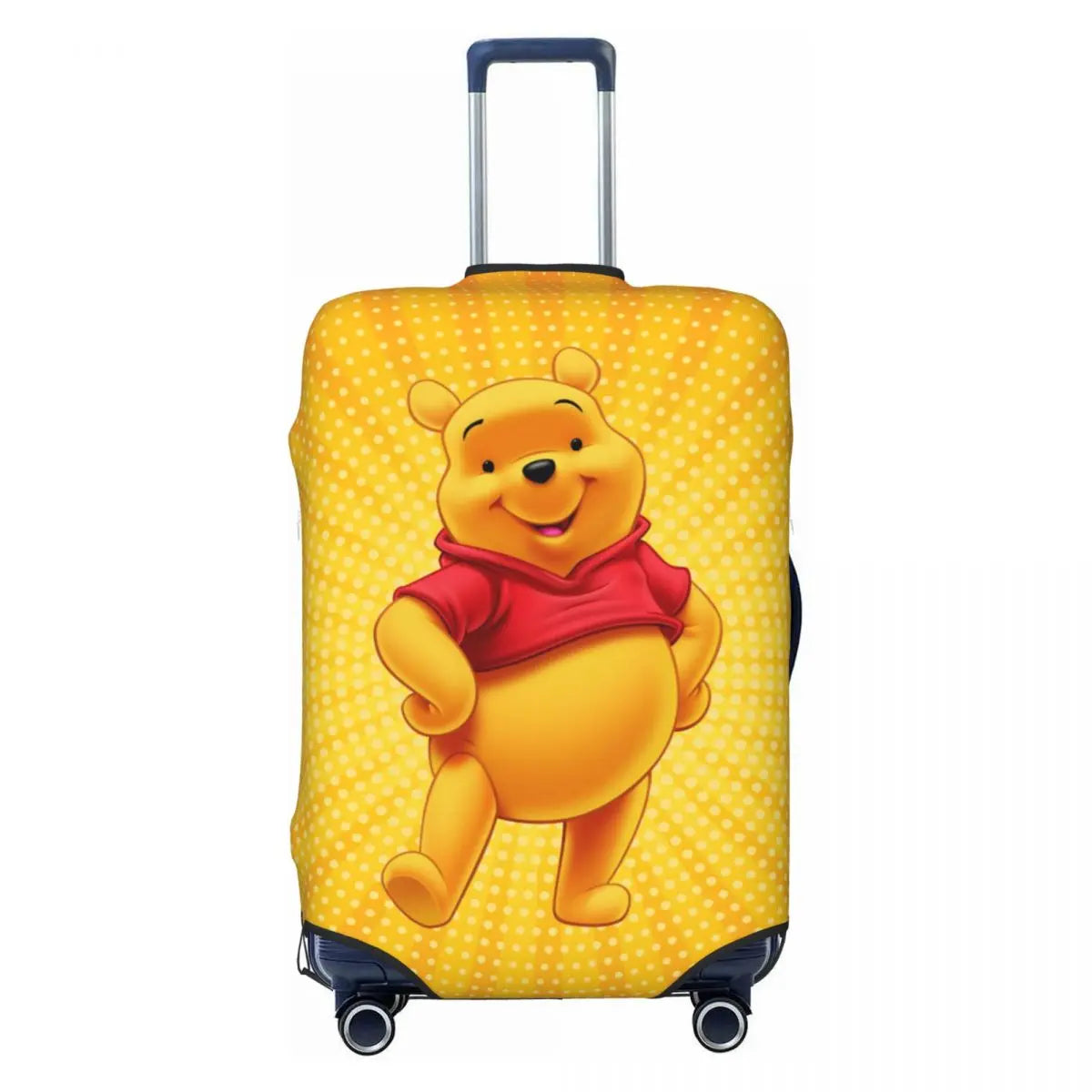 A111 - Custom Winnie The Pooh Luggage Cover Elastic
