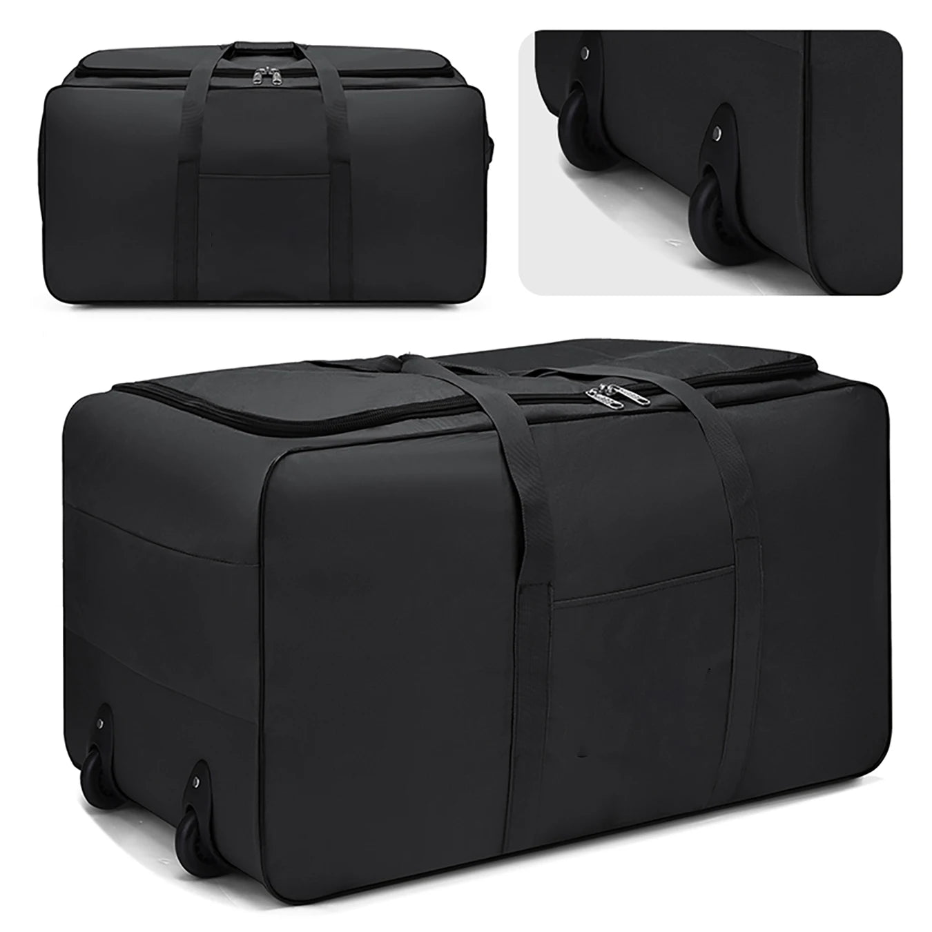 A21 - Foldable Wheel Bags Luggages Storage Bag with Wheels Large Capacity
