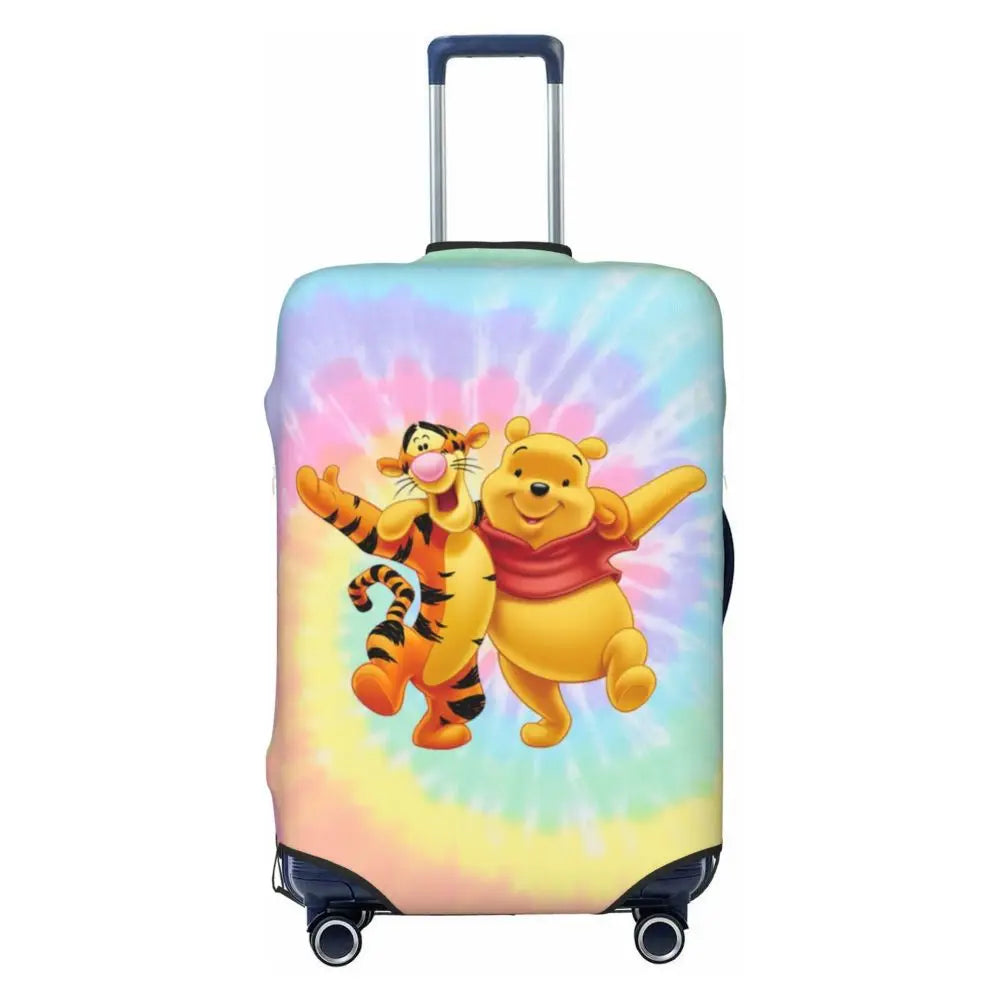 A111 - Custom Winnie The Pooh Luggage Cover Elastic