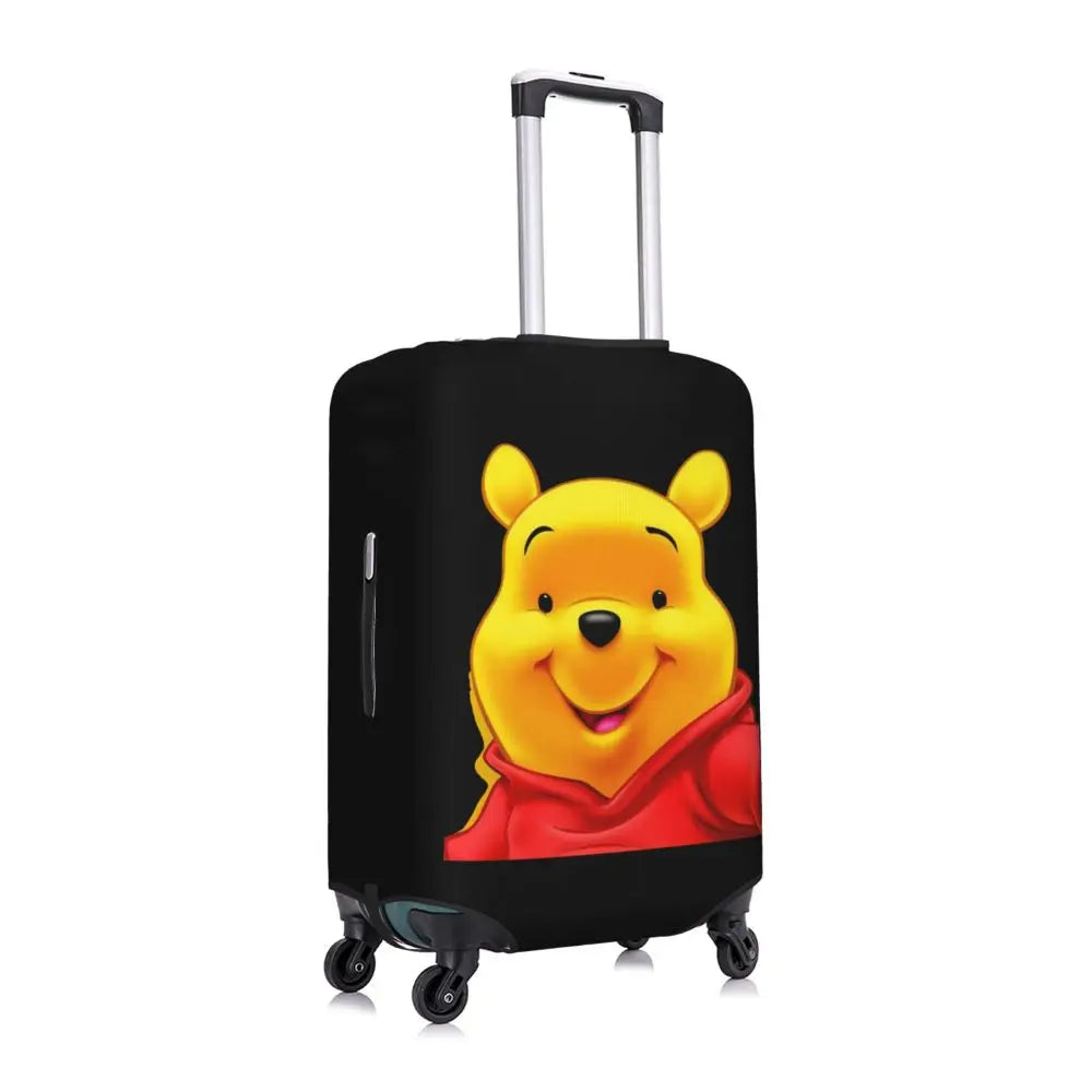 A111 - Custom Winnie The Pooh Luggage Cover Elastic