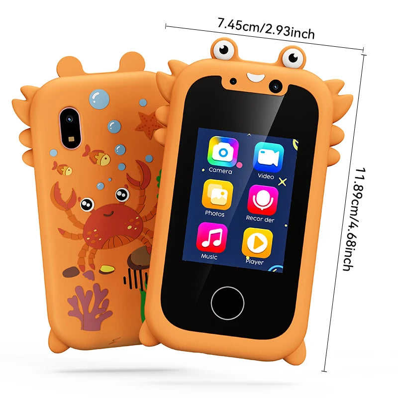T23 - Kids Smart Phone Toys for Girls Christmas Gifts Touchscreen
