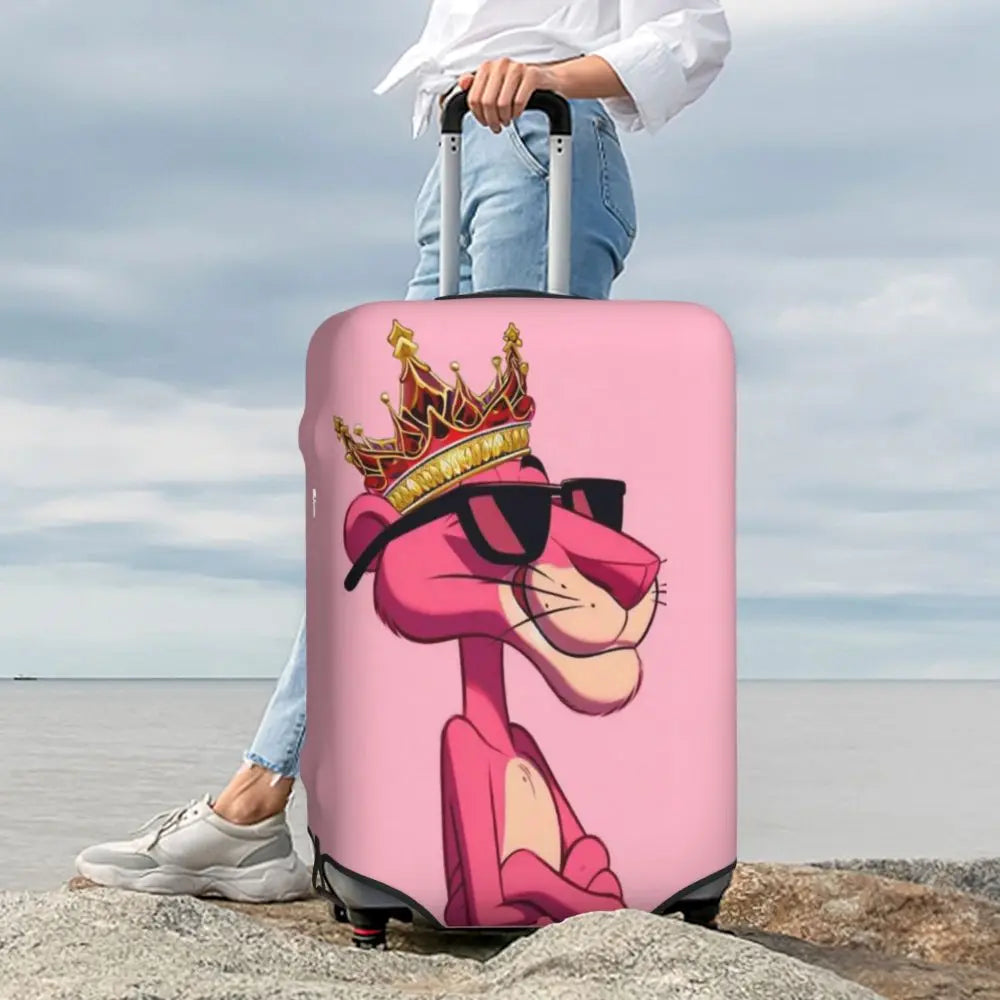 A101 - P-Panthers Cartoon Luggage Cover Protector Fashion Travel Suitcase