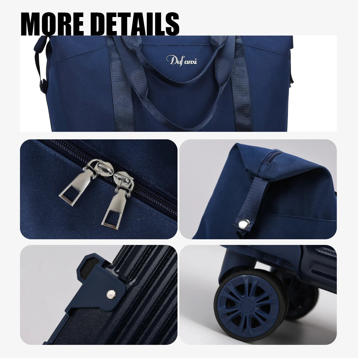 A20 - Pulley Luggage Bag, Universal Wheel Travel Bag