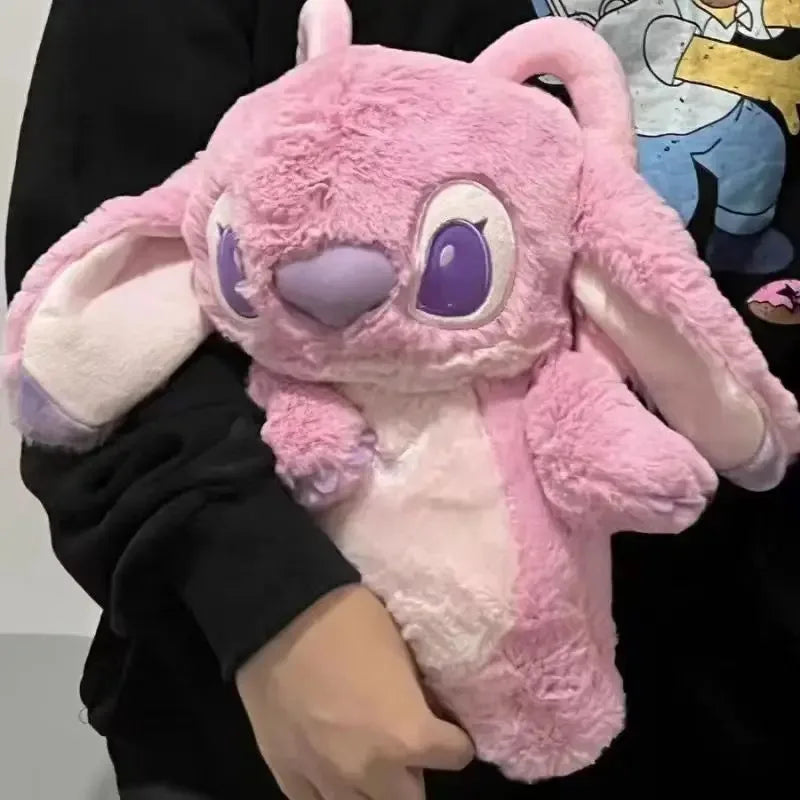 T19 - Stitch Angel Lotso Plush Hand Warm Bottle