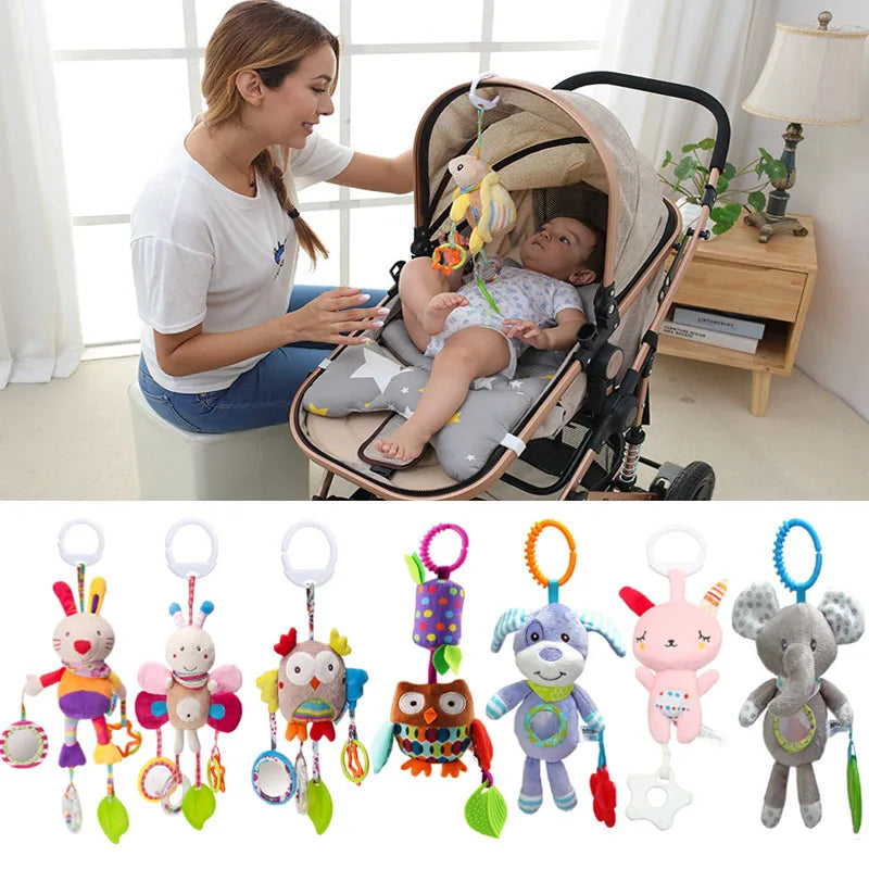 T05 - Hot Sale Newborn Baby Plush Stroller Toys