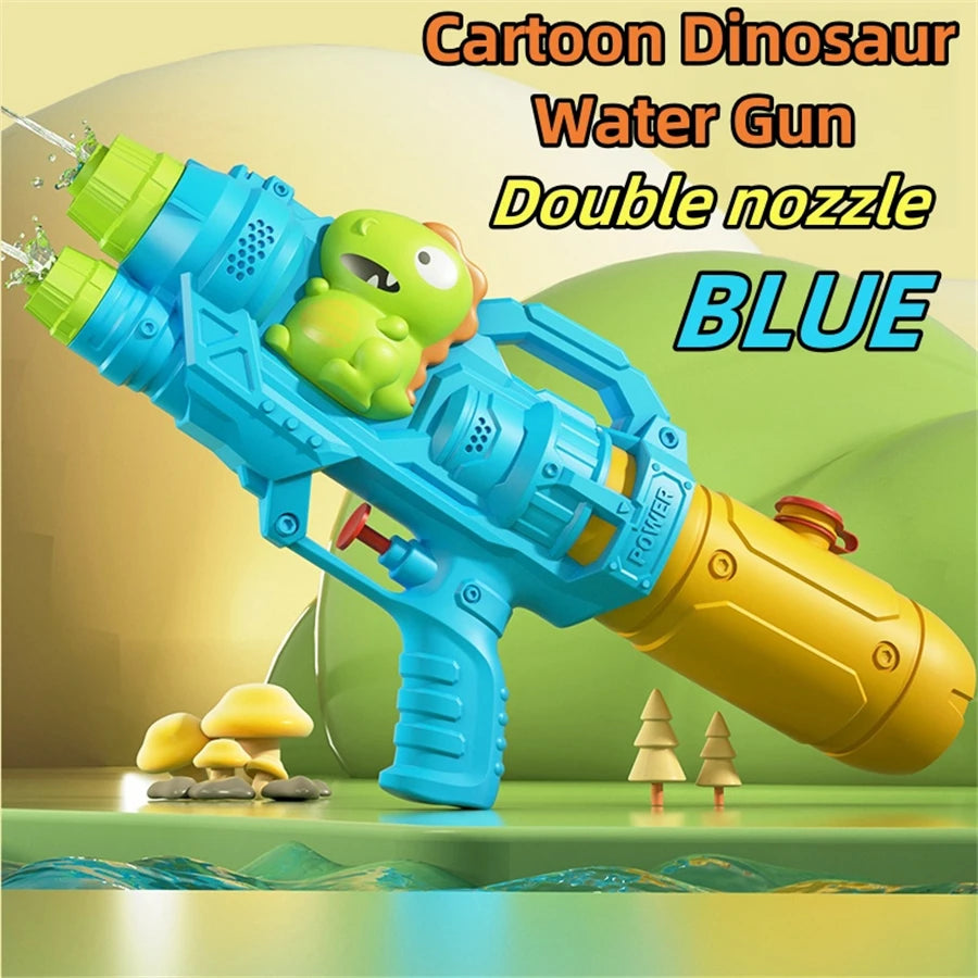 T14 - Dinosaurs, ducks, sharks, twin sprinklers, water beach toys