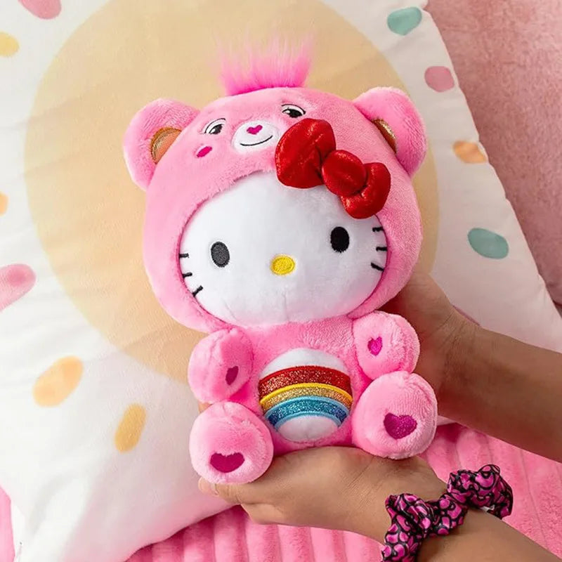 T18 - Anime Cartoon Care Bears Cross-Dressing Plush Toys Japanese