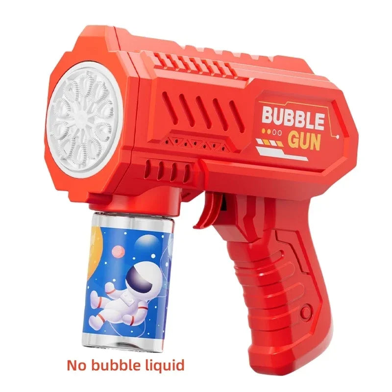 T13 - Children Electric Bubble Gun Rocket Soap Automatic