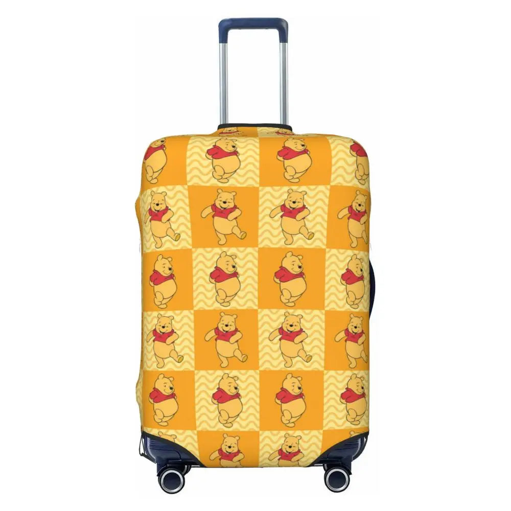 A111 - Custom Winnie The Pooh Luggage Cover Elastic