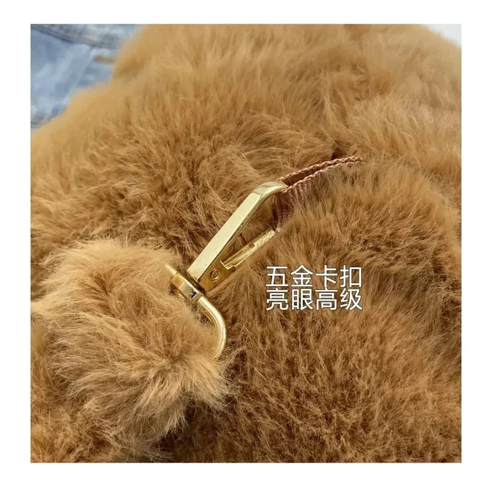 T16 - Capybara Plush Backpack Kawaii Fashion Plushie Doll