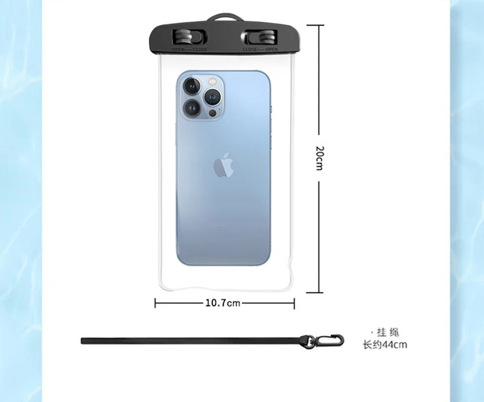 B25 - Waterproof Phone Case Swimming Water Proof Bag Universal