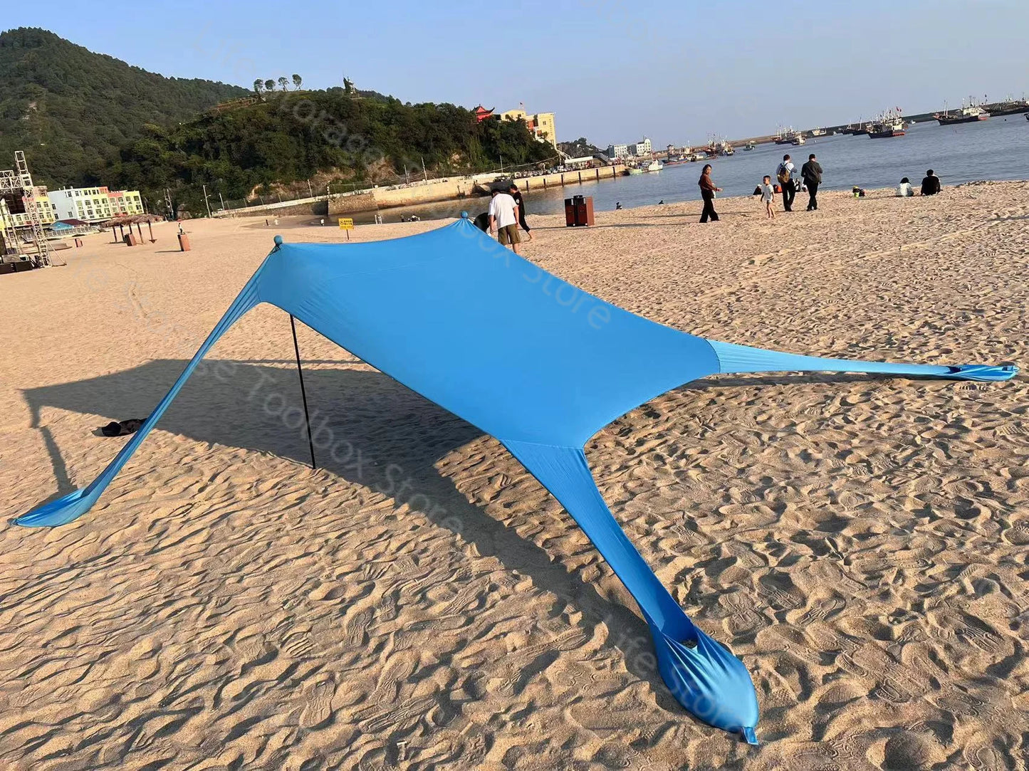 M12 - Camping Tent Windproof Pop Up Awning Outdoor Beach Sun Shade