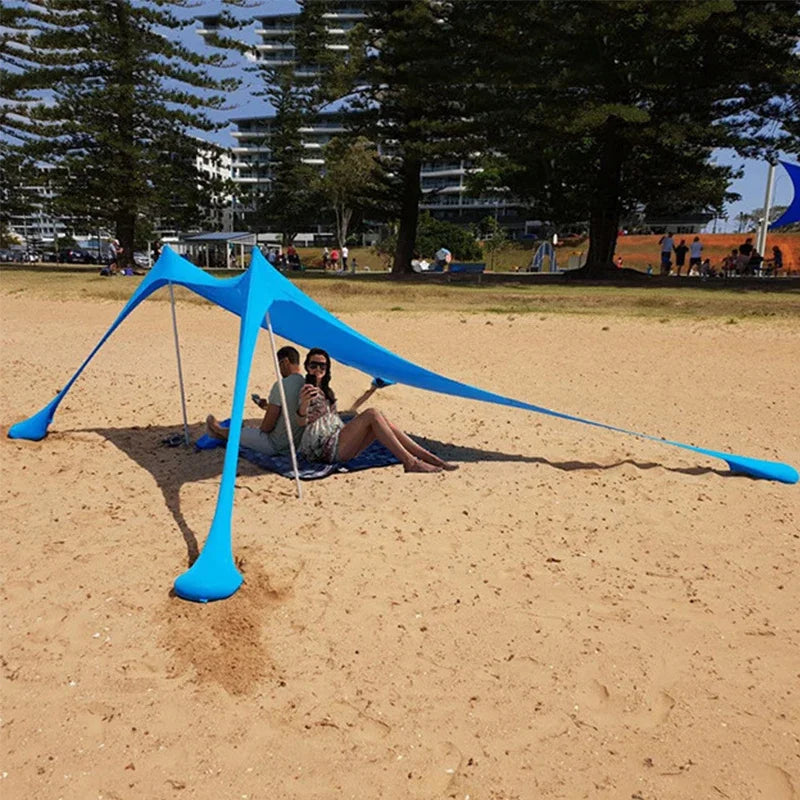 M12 - Camping Tent Windproof Pop Up Awning Outdoor Beach Sun Shade