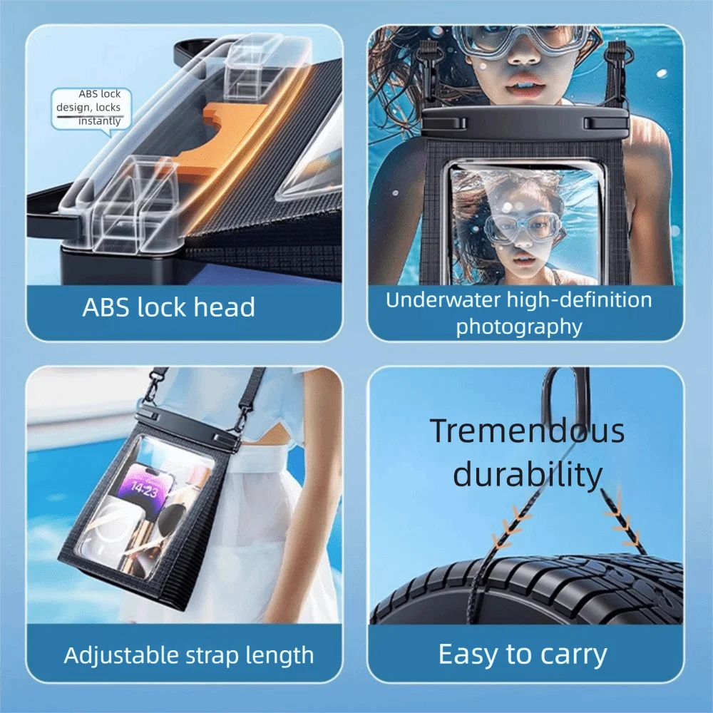AE08 - Touch Screen Waterproof Phone Bag Waterproof