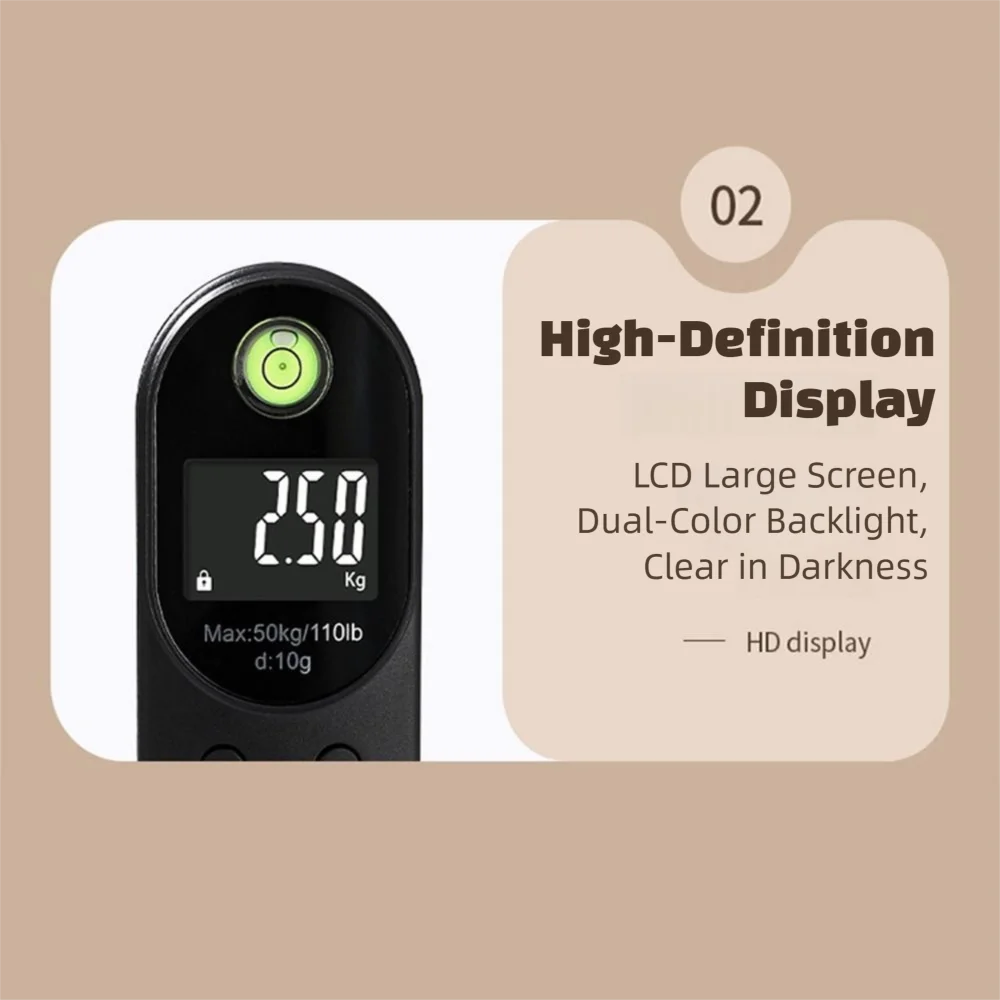 A04 - Portable Electronic Luggage Scale Kg/Oz/Ib