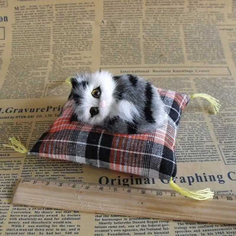 P02 - Animal Flower Cat Cloth Cushion