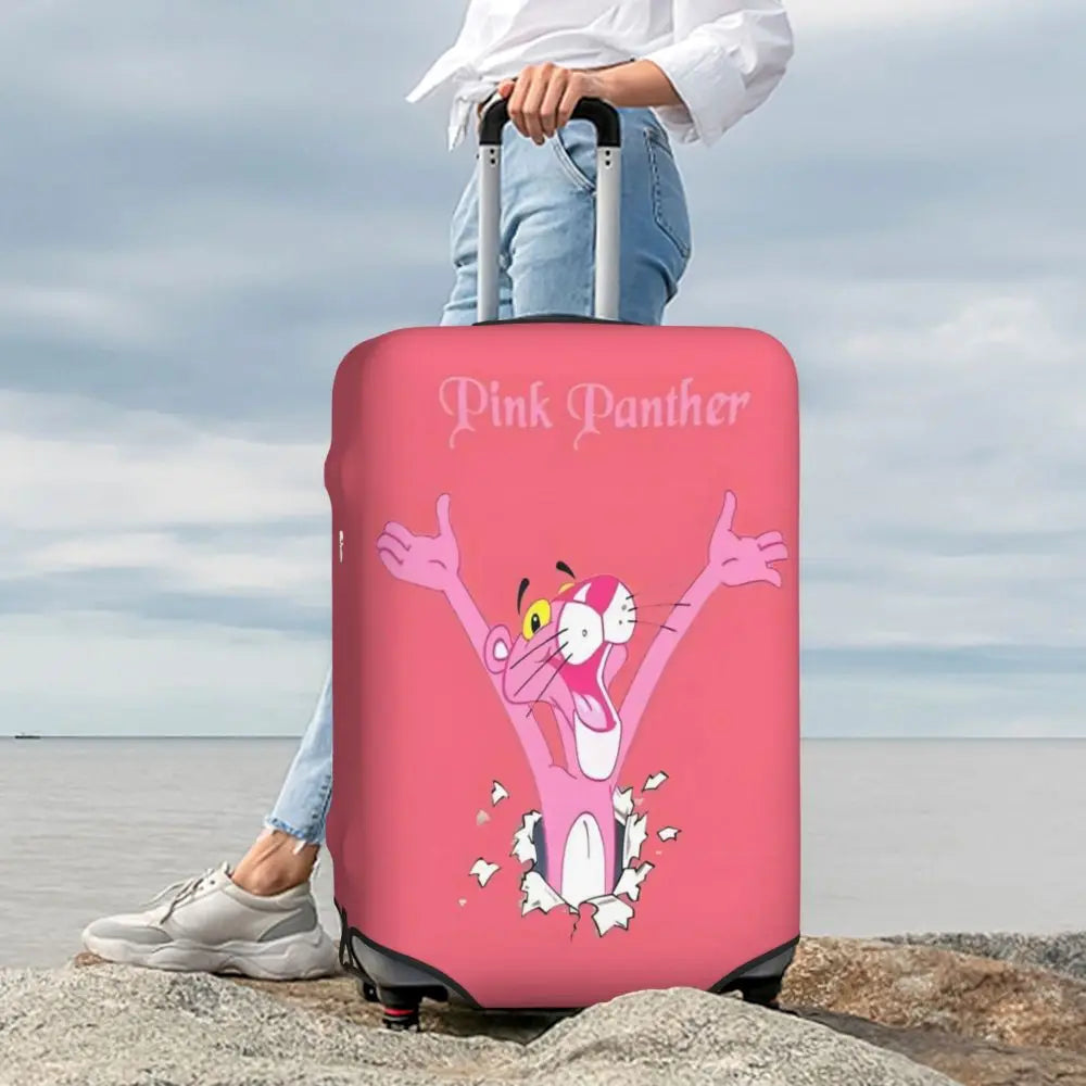 A101 - P-Panthers Cartoon Luggage Cover Protector Fashion Travel Suitcase