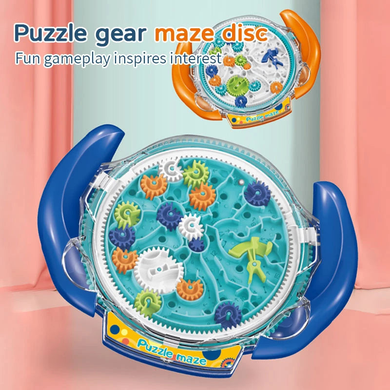 T09 - 3D Puzzle Funny Gear Labyrinth Disk Gear Balance Ball