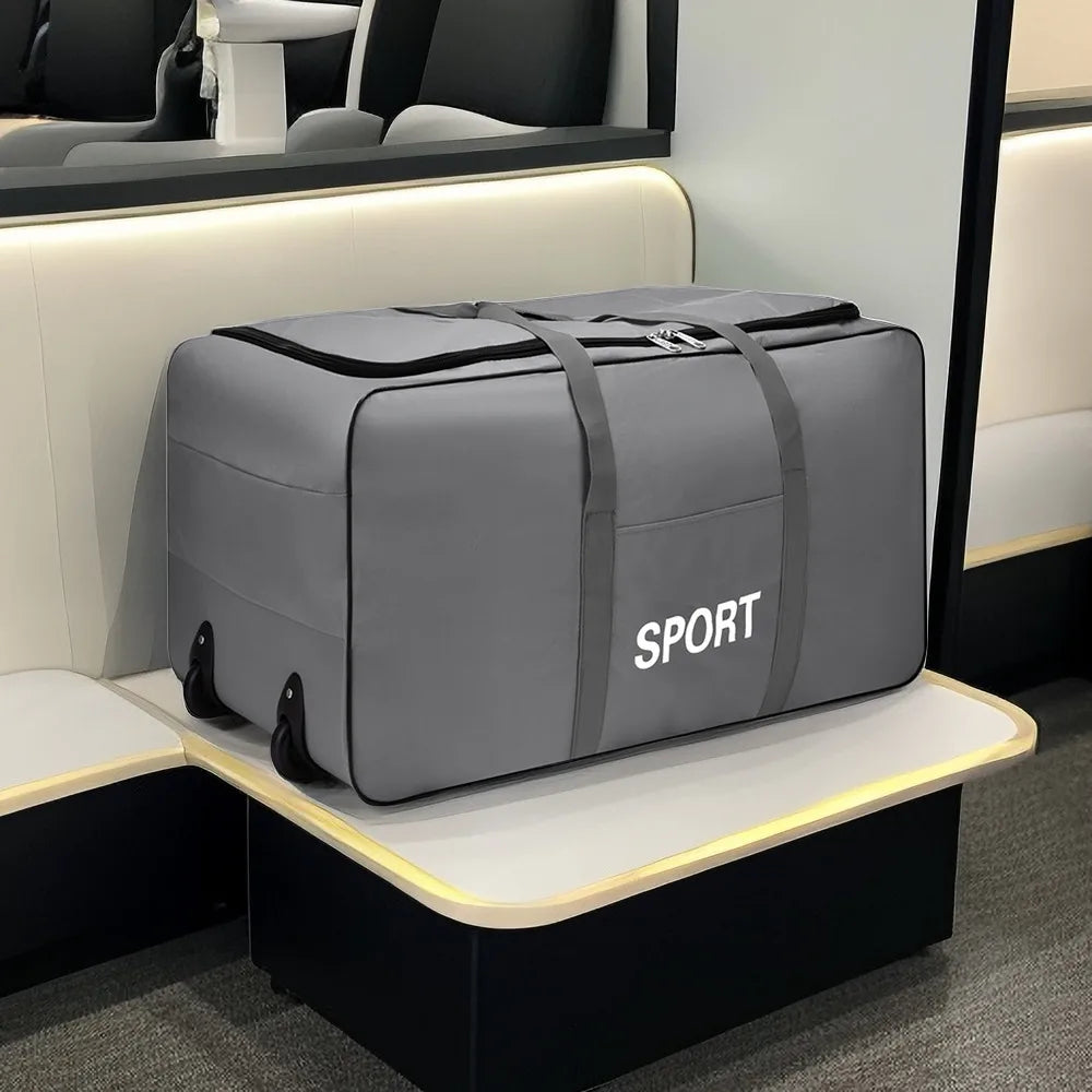 A21 - Foldable Wheel Bags Luggages Storage Bag with Wheels Large Capacity