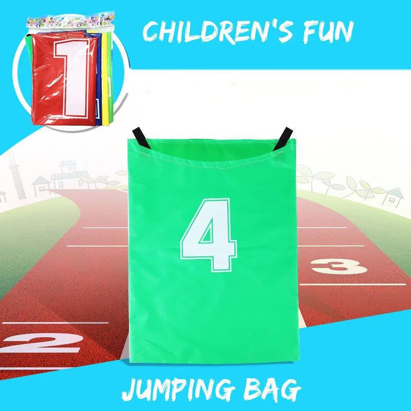T27 - 4Pcs Fun Outdoor Sports Props Kangaroo Jumping Bag Sack