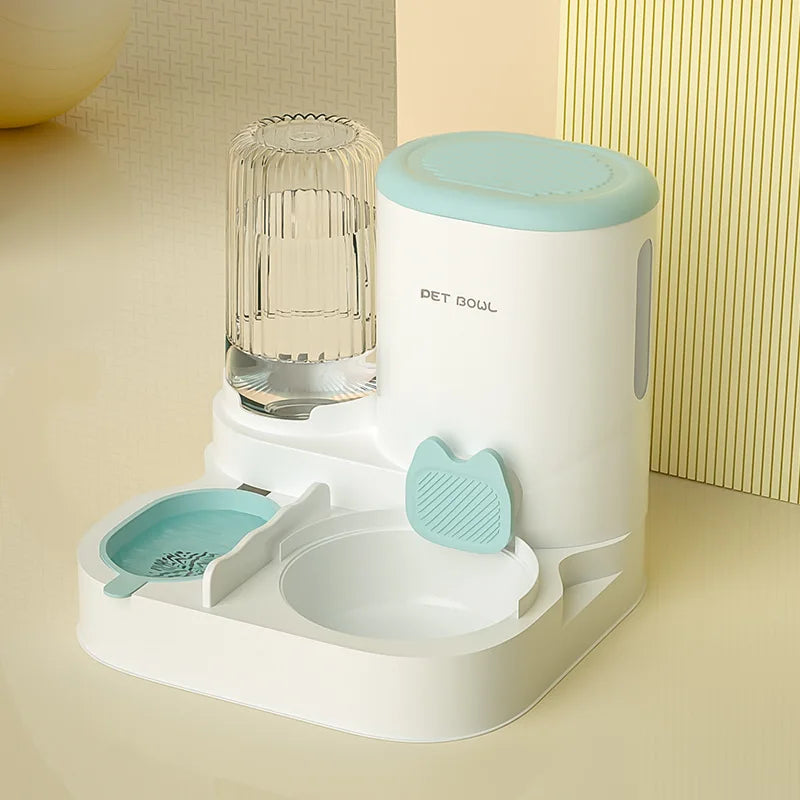 P04 - Bowl with integrated water dispenser, automatic pet feeder and water fountain