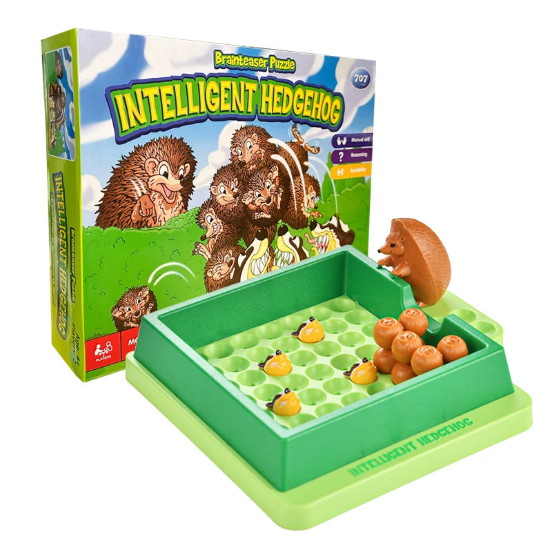 T07 - Children Logic Game Education Learning Toys Hedgehog Animals Puzzle