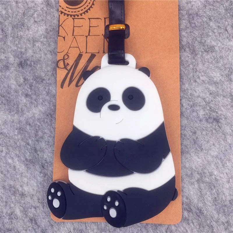 A26 - Cartoon Bears & Panda Luggage Tag