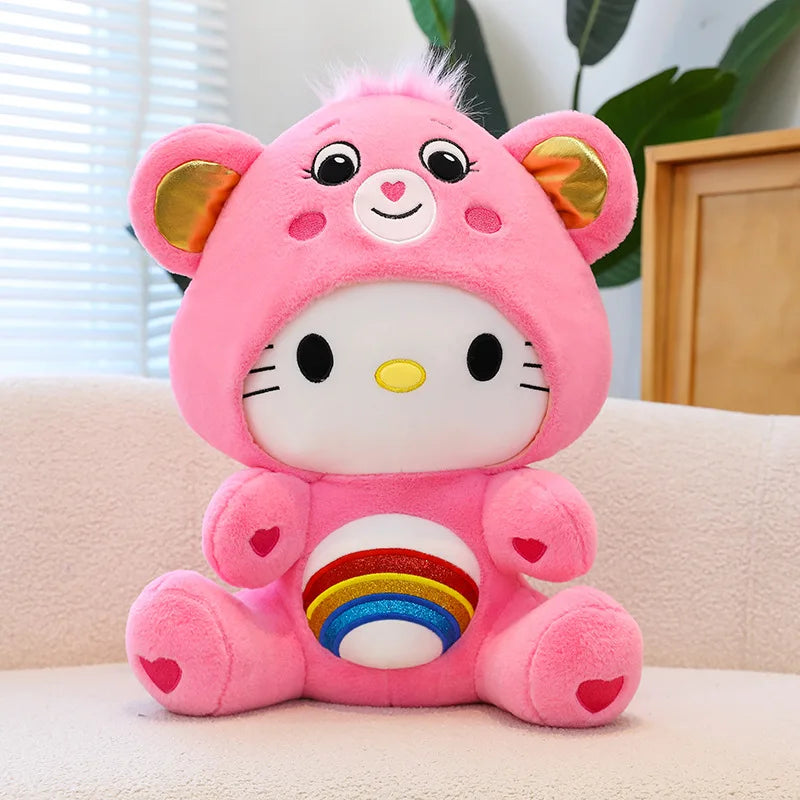 T18 - Anime Cartoon Care Bears Cross-Dressing Plush Toys Japanese