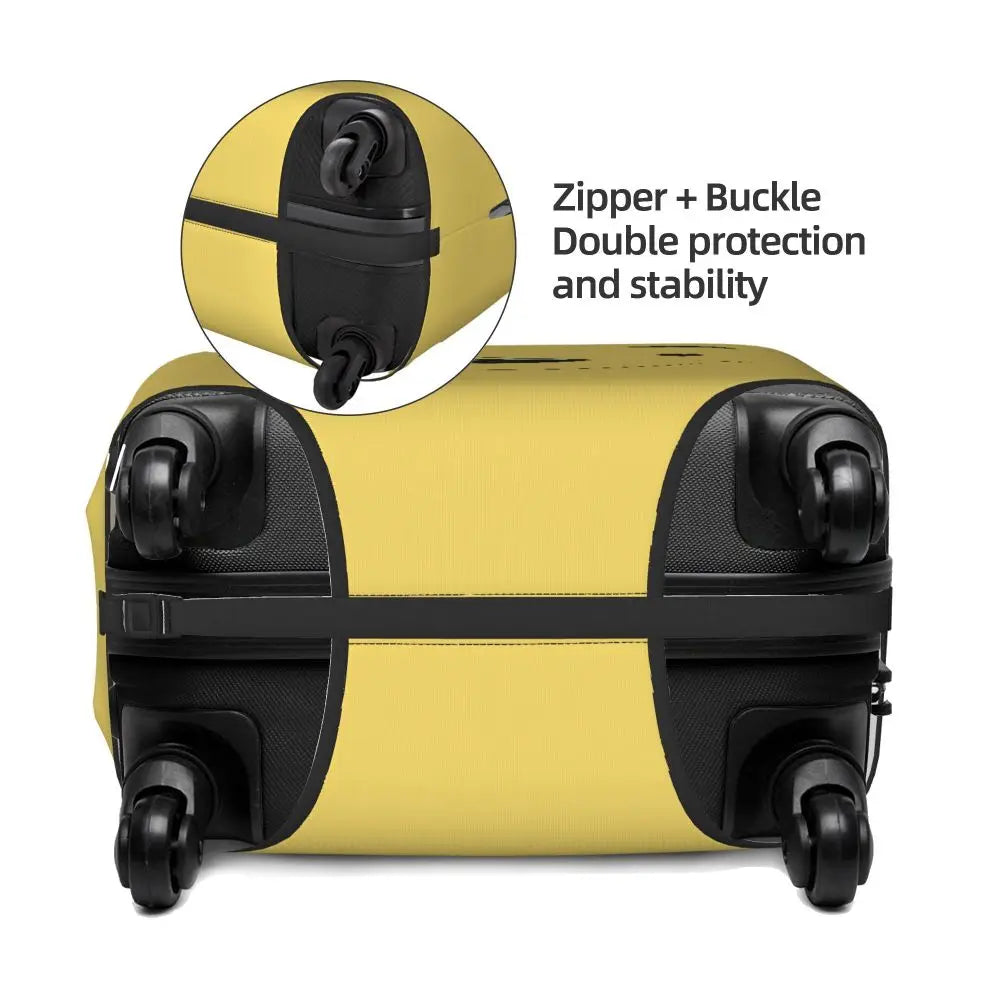 A111 - Custom Winnie The Pooh Luggage Cover Elastic