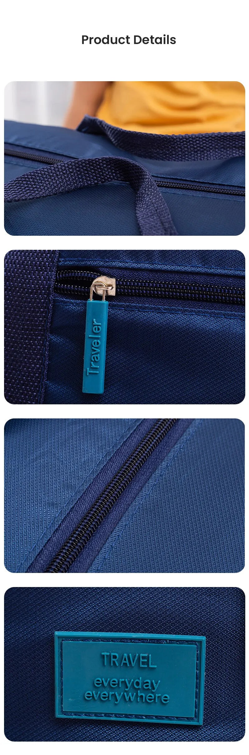 A09 - Foldable Travel Duffel Bag Lightweight Travel Bag