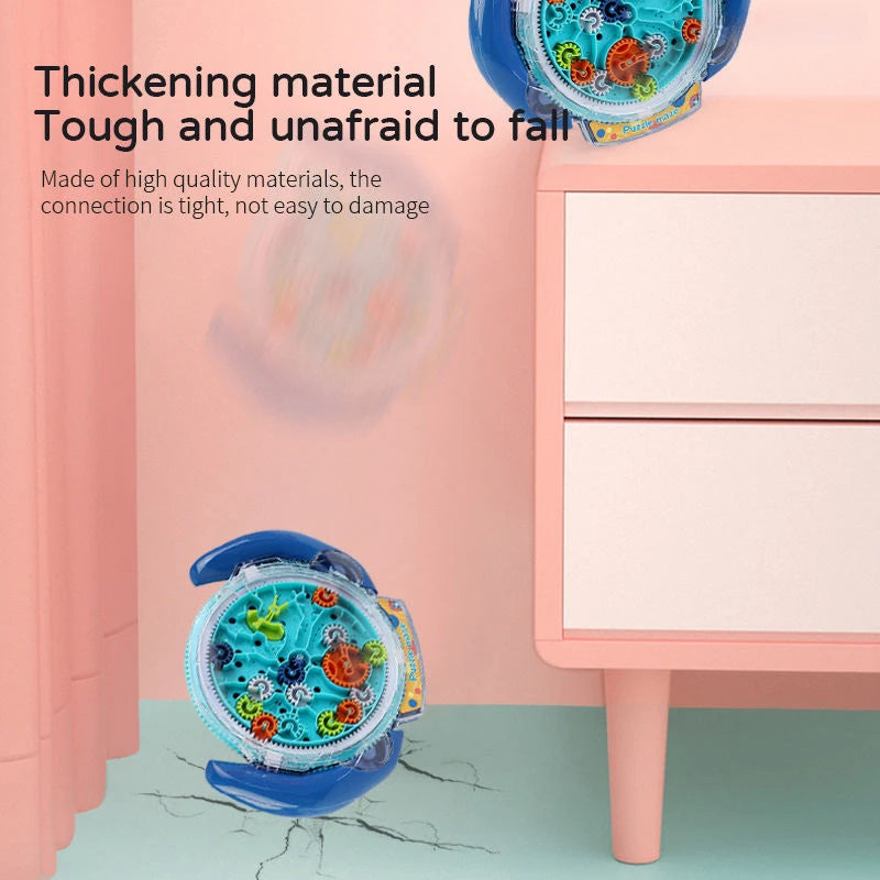 T09 - 3D Puzzle Funny Gear Labyrinth Disk Gear Balance Ball