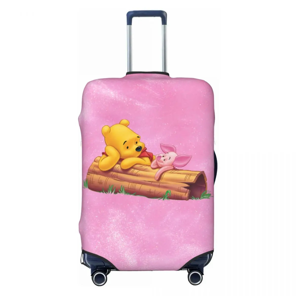 A111 - Custom Winnie The Pooh Luggage Cover Elastic